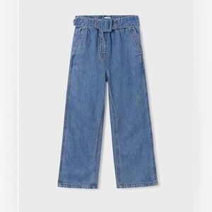 Mayoral Girls Wide Leg Denim w/ Belt - size 10